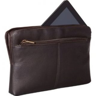 Le Donne Leather iPad Mini & 7" E Reader Zip Sleeve (Caf) Clothing