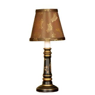 Mario Lamps 10M905 Gold Grapevine Accent Table Lamp, Black    