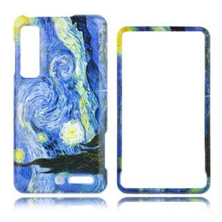 Talon Phone Case for Motorola XT883 Milestone 3, XT860 4G, and DROID 3   Starry Night   Verizon   1 Pack   Case   Retail Packaging   Multicolored Cell Phones & Accessories