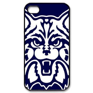 Custom Design ZH 8 Sports NCAA Arizona Wildcats Black Print Hard Shell Case for iPhone 4/iPhone 4s Cell Phones & Accessories