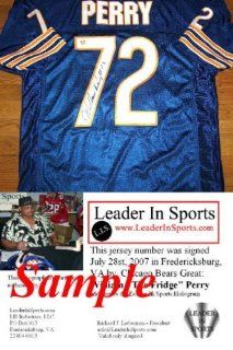 William "The Fridge" Perry Signed Jersey   Chicago Bears at 's Sports Collectibles Store