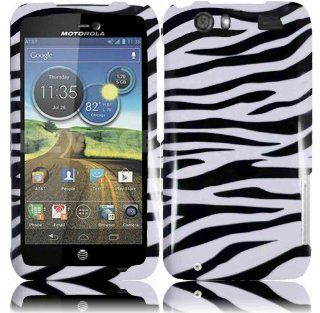 Zebra Design Hard Case Cover for Motorola Atrix 3 MB886 Cell Phones & Accessories