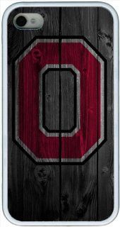 patterncase iphone 4/4s case cover (TPU material) Ohio State wood background white phone accessories iphone 4/4s hard shell cover Cell Phones & Accessories