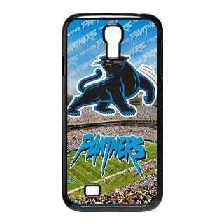 Personalized Case for Samsung Galaxy S4 I9500   Custom NFL Carolina Panthers Picture Hard Case LLS4 887 Cell Phones & Accessories