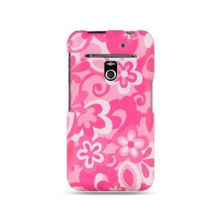 Hot Pink Pop Flower Hard Cover Case for LG Esteem MS910 Revolution VS910 Cell Phones & Accessories