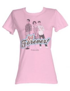 Sixteen Candles   84 Forever Womens T Shirt In Light Pink Novelty T Shirts Clothing