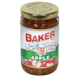 Bakers Apple Pastry Filling, 10 Ounce Glass Jars (Pack of 6)  Pie And Cobbler Fillings  Grocery & Gourmet Food