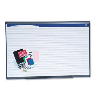 Quartet Products   Quartet   Horizontal Format Planning System, Porcelain, 72 x 48, Graphite   Sold As 1 Each   Improve organization and efficiency by planning and tracking projects, personnel or activities on this Prestige Plus porcelain dry erase board. 