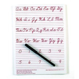 SCBASH912CU 12   TRADITIONAL CURSIVE WRITE ON pack of 12