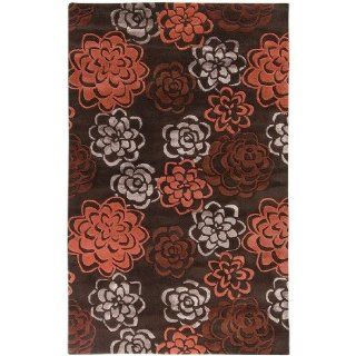 Candice Olson by Surya Modern Classics CAN 1919 Transitional Hand Tufted 100% New Zealand Wool Chocolate 9' x 13' Area Rug  