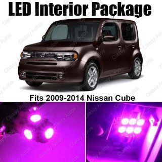 Classy Autos Nissan Cube PINK Interior LED Package (5 Pieces) Automotive