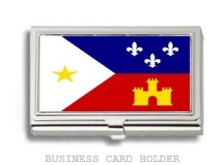 Acadian Cajun Flag Business Card Holder Case 