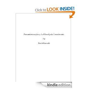 Pensamiento crtico y La Filosofa de Conocimiento (Spanish Edition) eBook Diana Kanecki Kindle Store