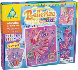 Orb Factory Sticky Mosaics Ballerina Toys & Games