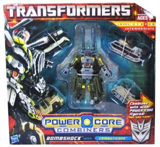 Transformers Power Core Combiners Series Robot Action Figure   BOMBSHOCK Commander with 4 Combaticons (Missile Carrier Drone, Tank Drone, APC Drone and Armored Car Drone) Toys & Games