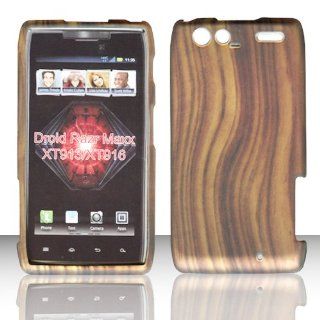 2D Wood Design Motorola Droid RAZR MAXX , XT913/ XT916 Verizon Case Cover Hard Protector Phone Cover Snap on Case Faceplates Cell Phones & Accessories