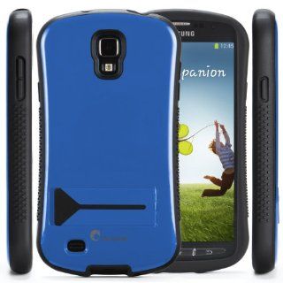 i Blason Samsung Galaxy S4 Active i9295 [TransArmor] Dual Layer Hybrid Kickstand Case with Soft Silicone Inner Case and Hard Outter Shell (Sprint, AT&T, T Mobile, US Cellular, Verizon and All Carriers) (Blue) Cell Phones & Accessories