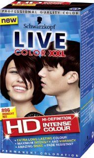 Schwarzkopf LIVE Color XXL Unlimited Gloss 896 Midnight Red  Beauty