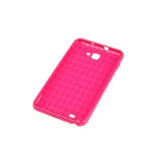 Stylish Pink Gel Case Protective Back Cover for Samsung Galaxy Note I9220 Cell Phones & Accessories