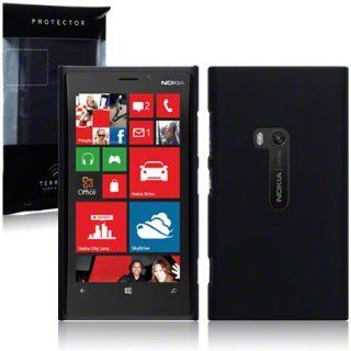 NOKIA LUMIA 920 HYBRID RUBBERISED BACK COVER CASE   SOLID BLACK Cell Phones & Accessories