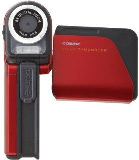 COBRA DIGITAL DVC2500RD 5.0 Megapixel 2 in 1 Digital Video Camera (Red)  Camcorders  Camera & Photo