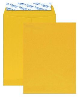 Columbian Brown Kraft 9 x 12 Inch Catalog Grip Seal Closure Envelopes 100 Count (CO922)  Mailing Envelopes 