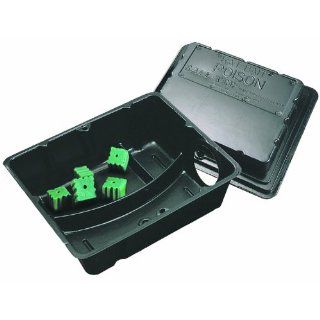 JT Eaton 901 Rat Sized Safe Tee Plastic Bait Station with Solid Lid, 10 1/4" Length x 9" Width x 4 1/2" Height (Case of 24) Science Lab Cleaning Supplies