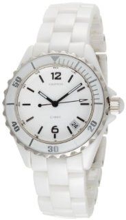 K&BROS Women's 9144 2 C 901 Full Ceramic White Watch Watches