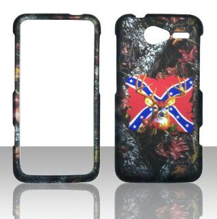 2D Camo Flag Stem Motorola Electrify M XT901 U,s Cellular Case Cover Hard Phone Case Snap on Cover Protector Rubberized Touch Faceplates Cell Phones & Accessories