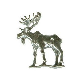 Moose 3d .925 Sterling Silver Pendant Jewelry