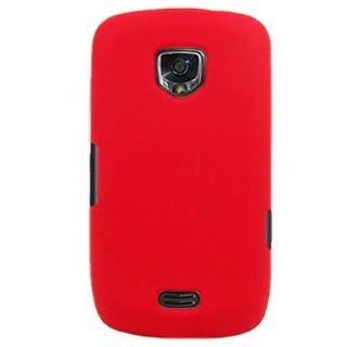 Silicone Skin RED Sleeve Rubber Soft Cover Case for SAMSUNG 4G LTE / i510 [WCE928] Cell Phones & Accessories