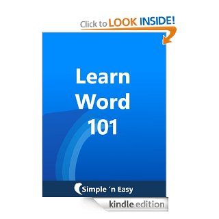Learn Word 101 eBook WAGmob Kindle Store