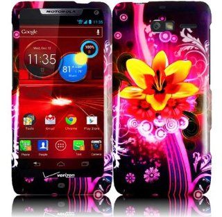 For Motorola Droid Razr M XT907 Hard Design Cover Case Dream Flower Cell Phones & Accessories
