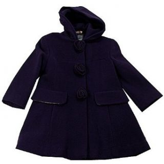 Rothschild Girls Wool Rose Coat (6) Clothing