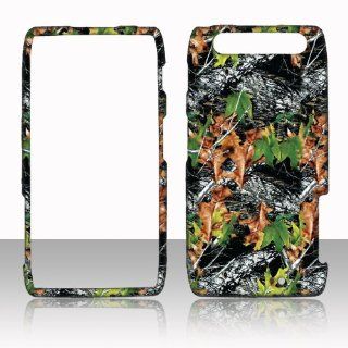 Camo Leaves Motorola Droid RAZR MAXX , XT912 Verizon Case Cover Hard Protector Phone Cover Snap on Case Faceplates Cell Phones & Accessories