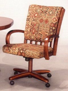 Chromcraft C177 936 Swivel Tilt Caster Arm Chair Set of 2   Desk Chairs
