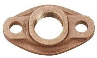 2" Brass Oval Meter Flange   Pipe Fittings  