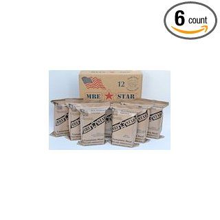 Half Case (total of 6 Individual Meals) of MRE Star Ready to Eat Complete Meals w/ Flameless Heaters   Variety of Meals   Great for Bugout Bug Out Survival Emergency Bags Kits for Disasters 2012 Zombie Apocalypse Emergency Food Supplies Industrial & 