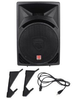 Rockville Rpg15 1, 000 Watt 2 way Dj/pa Powered Speaker with a 15" Woofer and a 3" Voice Coil   Constructed with State of the art Components for Incredible Sound and Deep Bass  Vehicle Speakers 