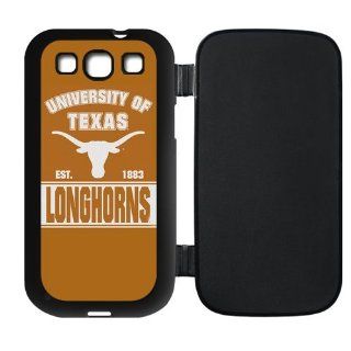Texas Longhorns Flip Case for Samsung Galaxy S3 I9300, I9308 and I939 sports3samsung F0057 Cell Phones & Accessories