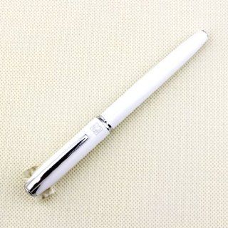 Advanced Picasso Rollerball Pen 916 Picasso Pen White and Silver Clip Pen 