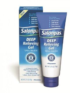 Salonpas Deep Pain Relieving Gel 2.75oz Health & Personal Care