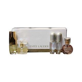 ESTEE LAUDER VARIETY 5 PIECE MINI VARIETY WITH SENSUOUS NUDE & PURE WHITE LINEN & PLEASURES & PLEASURES BLOOM & BEAUTIFUL LOVE AND ALL ARE EDP SPRAY MINIS WOMEN  Fragrance Sets  Beauty