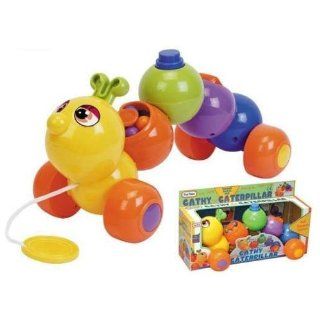 Fun Time 942 Cathy the Caterpillar Pull Along Toy Toys & Games