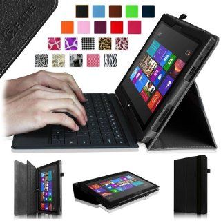 Fintie Folio Case for Microsoft Surface RT / Surface 2 10.6 inch Tablet Slim Fit with Stylus Holder (Does Not Fit Windows 8 Pro Version)   Black Computers & Accessories