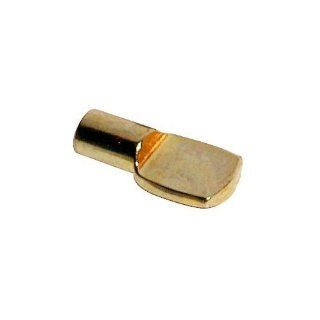 Handy Button 1/4" Spoon Shelf Support Brass (Bag of 20)   Shelving Hardware  