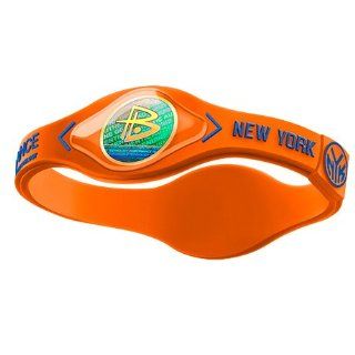 Power Balance NBA Silicone Wristband   Genuine   New York Knicks  Magnetic Golf Bracelets  Sports & Outdoors