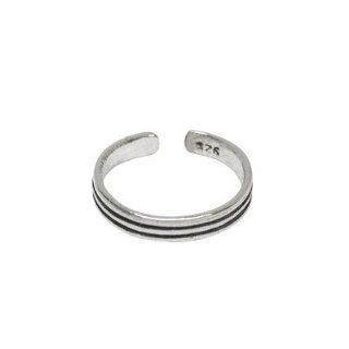 .925 Sterling Silver Basic Toe Ring Jewelry