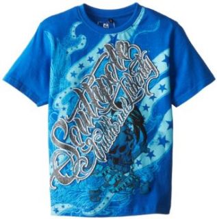 Southpole   Kids Boys 8 20 Glitter and Screen Print Graphic Tee Clothing