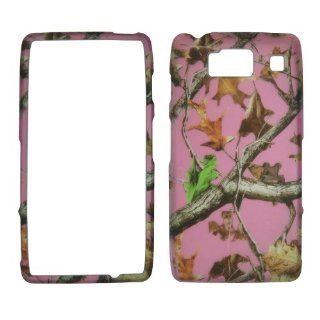 2D Pink Camo Trunk V Motorola Droid Razr HD XT926 Verizon Case Snap on Case Cover Hard Shell Protector Cover Phone Hard Case Cell Phones & Accessories